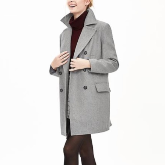 Banana Republic Jackets & Blazers - Banana Republic Grey Wool Coat